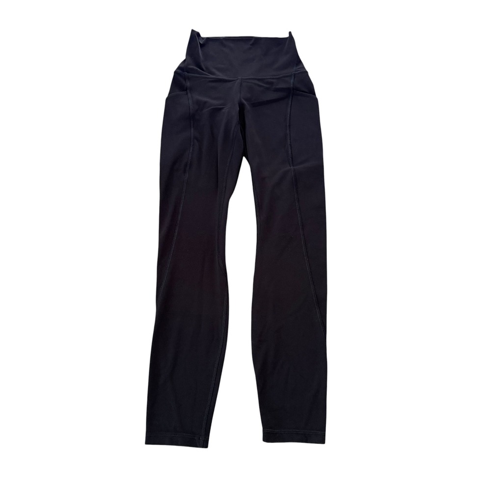 Lululemon All the Right Places High-Rise Drawcord Waist Tight 23" Black Size 2